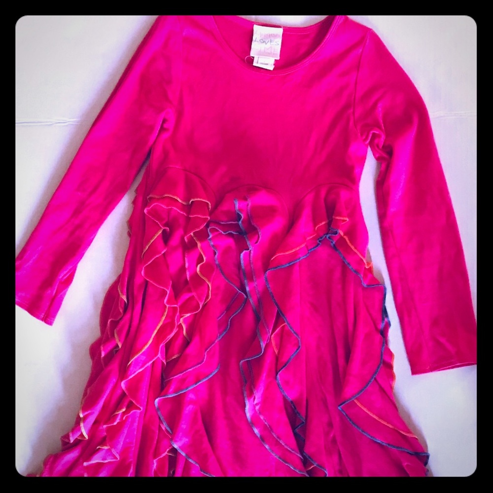 Spring Girls lemon loves lime dress 7 pink